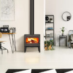 Купити камін Купити піч на дропах  Чавунна піч Bidart Каміни Лакунза