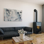 Купити камін Купити піч на дропах  Сталева піч Atlantic 613 Каміни Лакунза