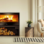 Купити камін Купити піч на дропах  Сталева піч Rock 800 Plus Каміни Лакунза