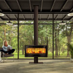 Купити камін Купити піч на дропах  Сталева піч Verona 1001 Каміни Лакунза